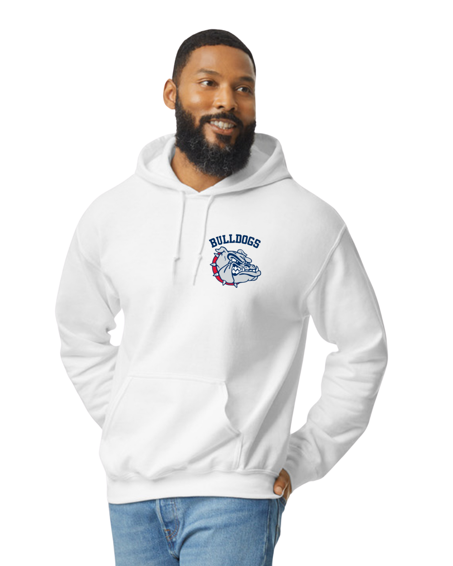 Helen Baldwin MS Bulldogs Hooded Sweatshirt Youth to Adult sizes