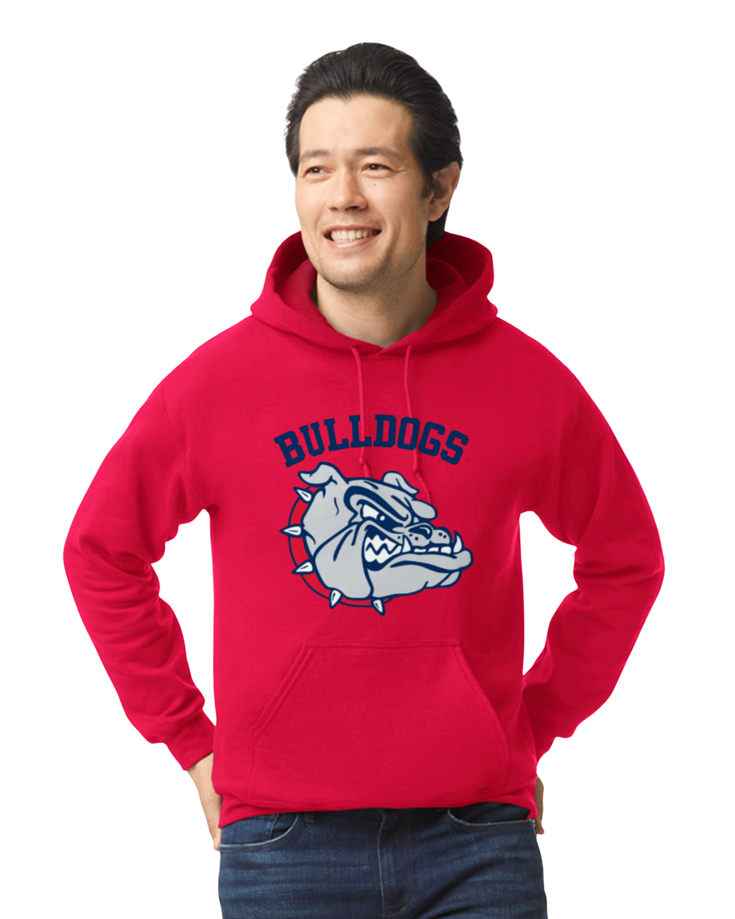 Helen Baldwin MS Bulldogs Hooded Sweatshirt Youth to Adult sizes