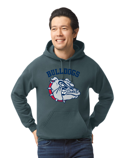 Helen Baldwin MS Bulldogs Hooded Sweatshirt Youth to Adult sizes