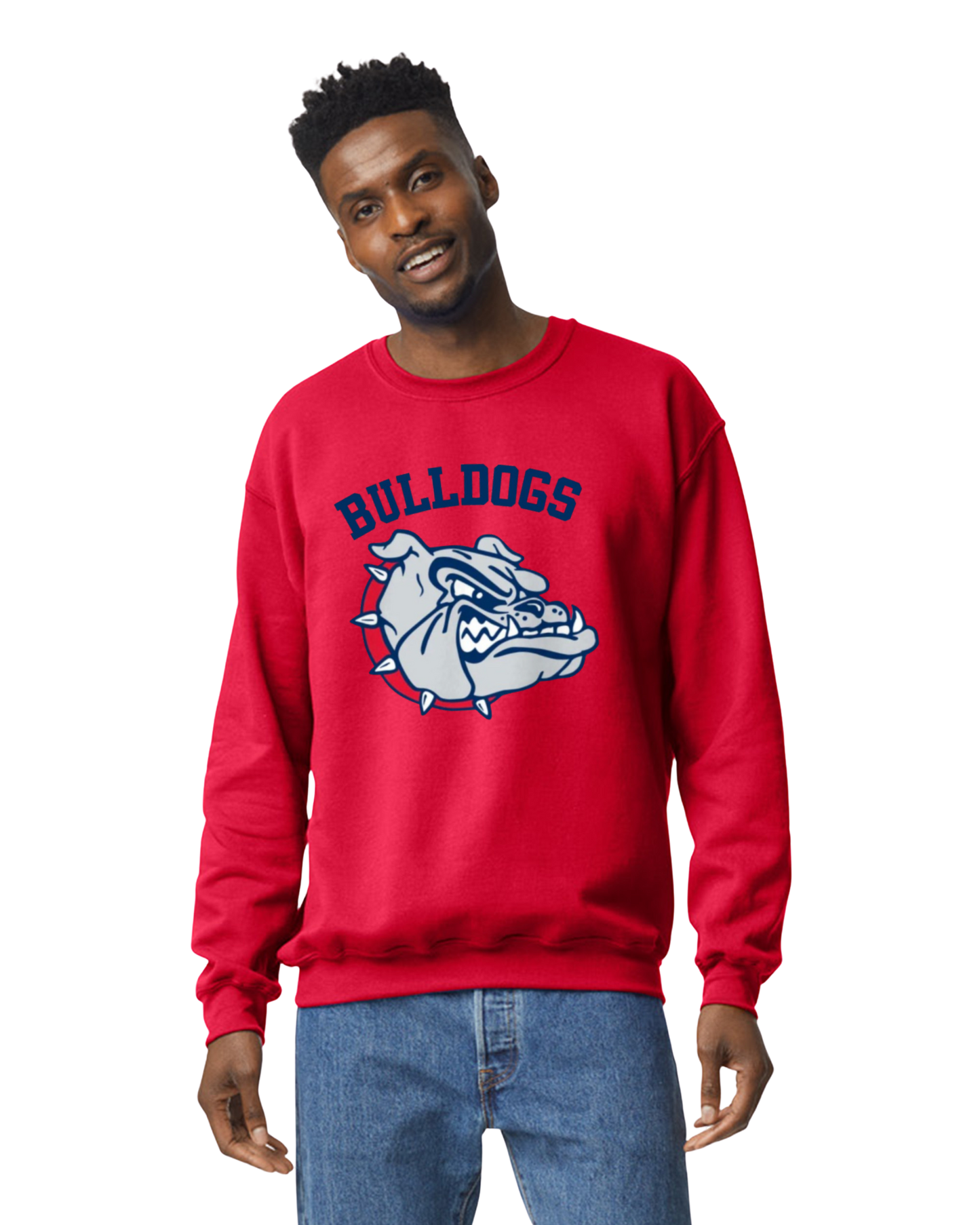 Helen Baldwin MS Bulldogs Crew Neck Sweatshirt Youth to Adult sizes