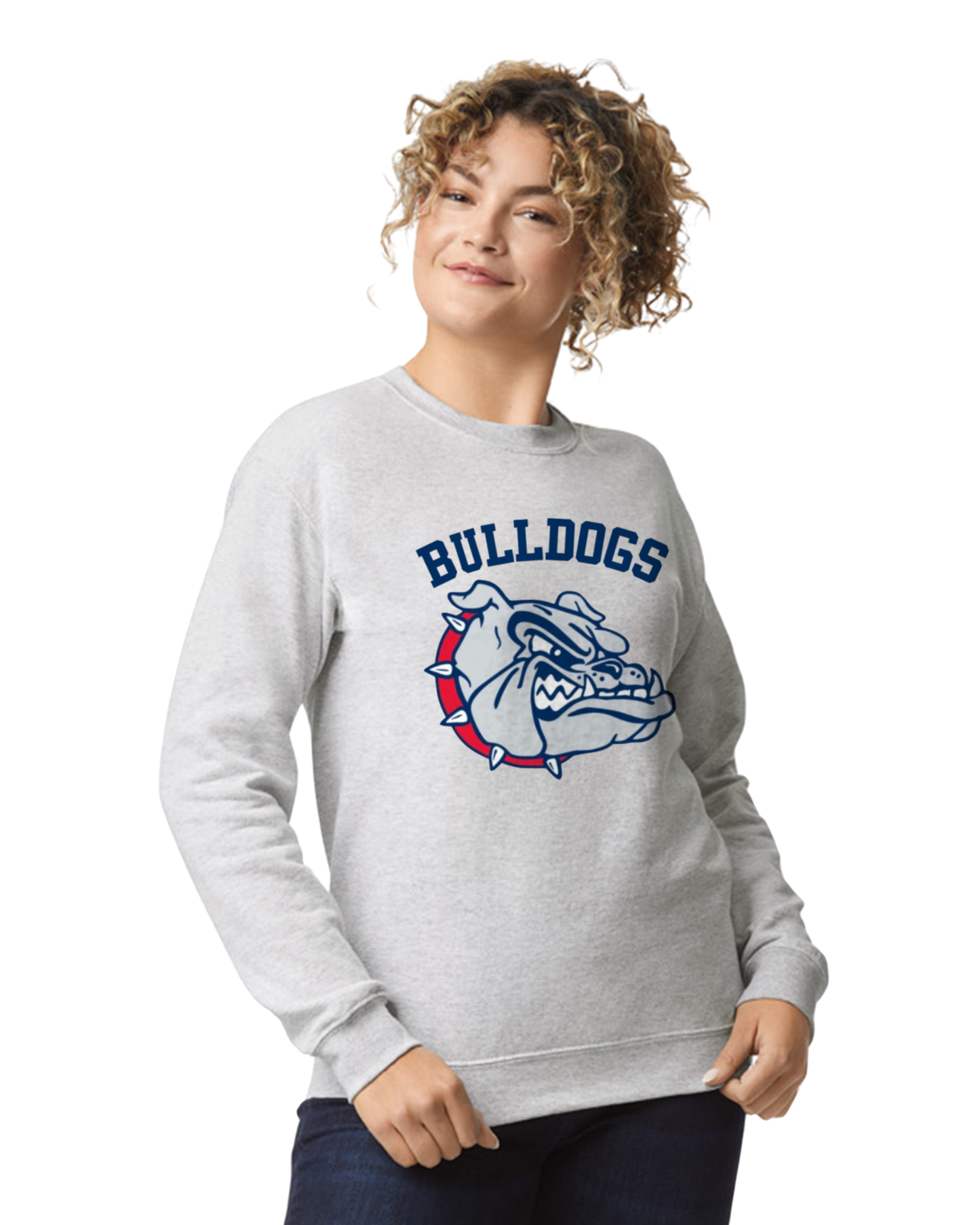 Helen Baldwin MS Bulldogs Crew Neck Sweatshirt Youth to Adult sizes