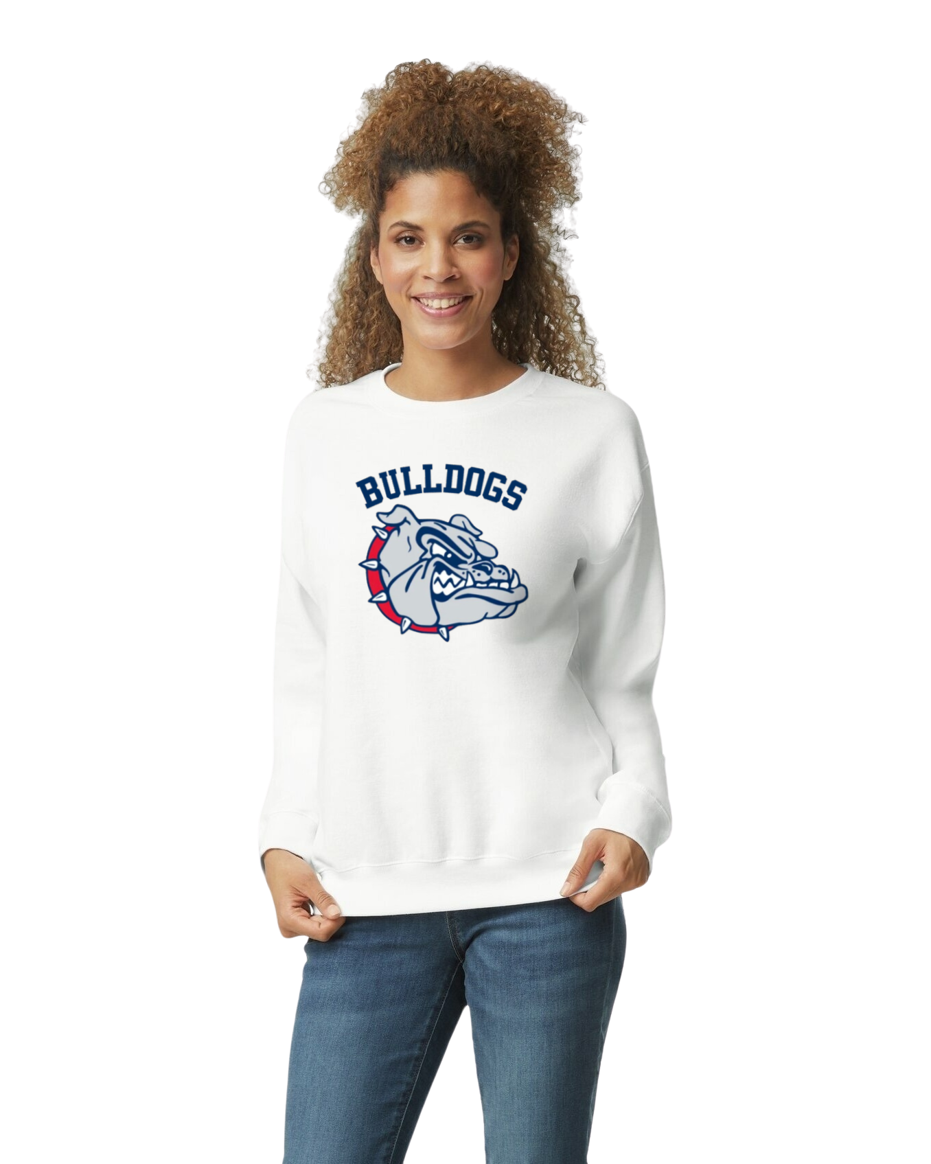 Helen Baldwin MS Bulldogs Crew Neck Sweatshirt Youth to Adult sizes