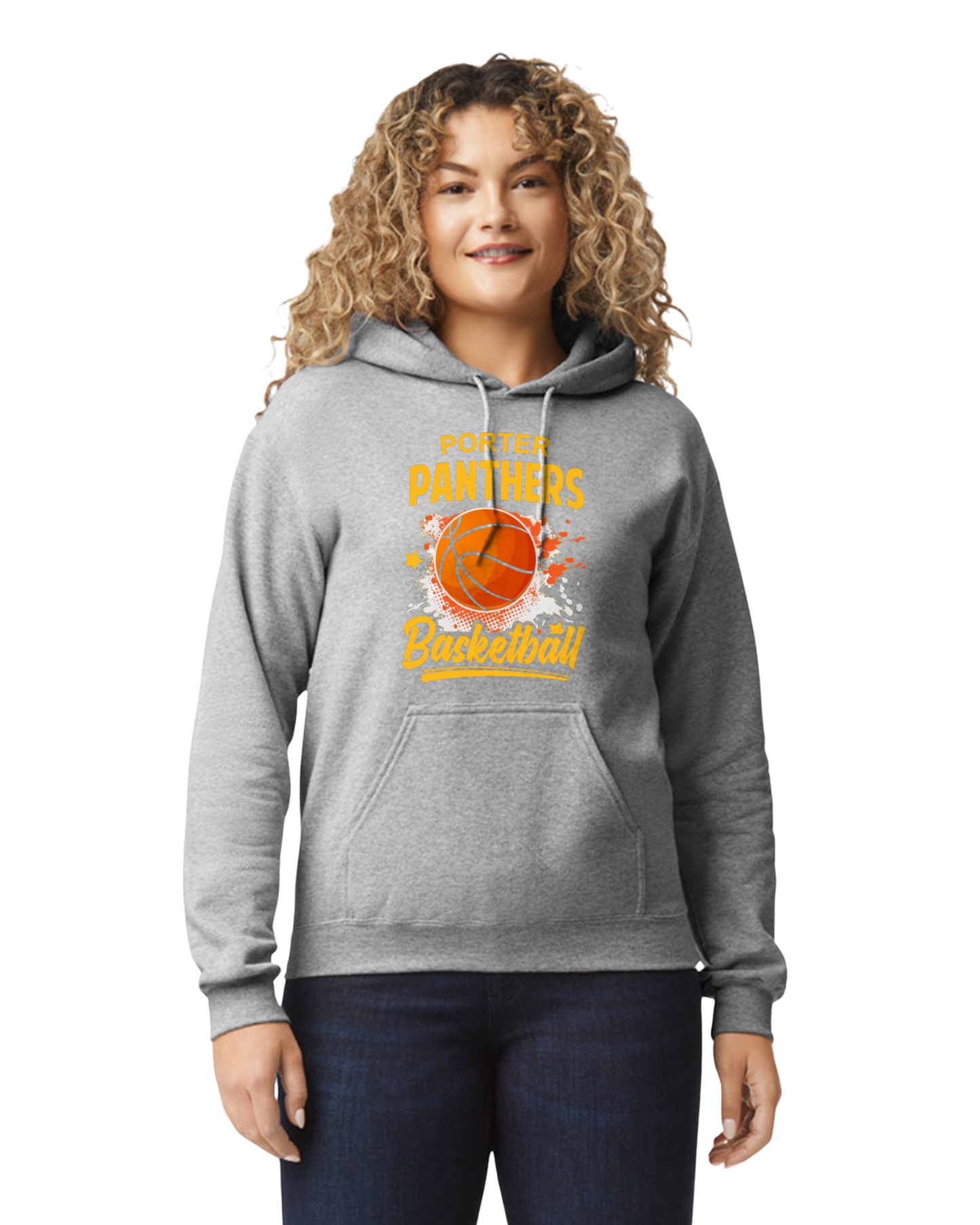 Porter Basketball Graphic Youth to Adult Hooded Sweatshirt - Customize yours today!