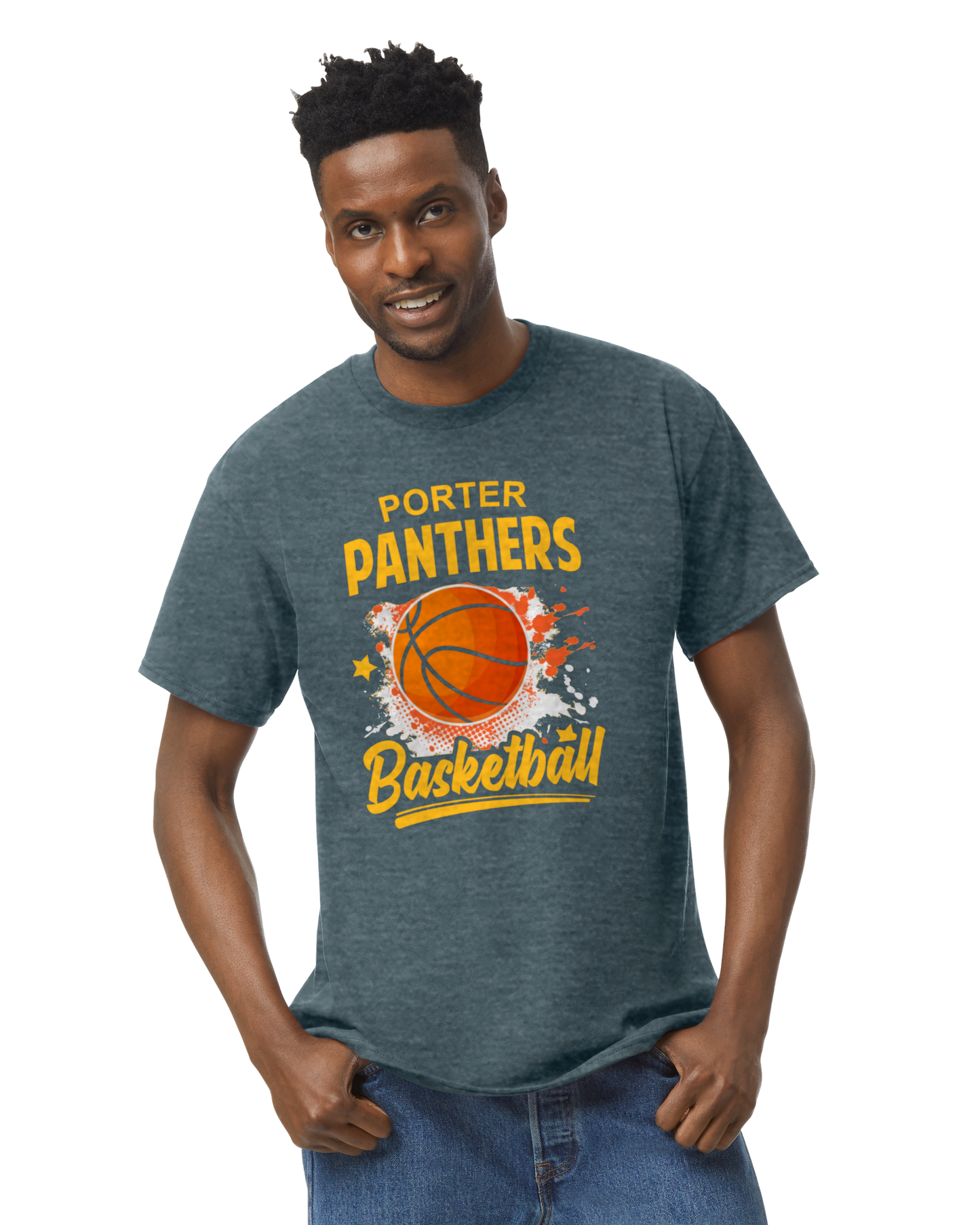 Porter Basketball Graphic Youth to Adult Size Tshirt - Customize yours Now!