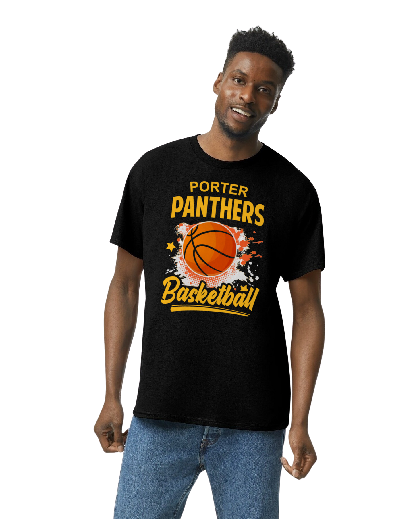 Porter Basketball Graphic Youth to Adult Size Tshirt - Customize yours Now!