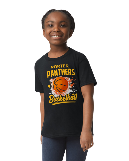 Porter Basketball Graphic Youth to Adult Size Tshirt - Customize yours Now!