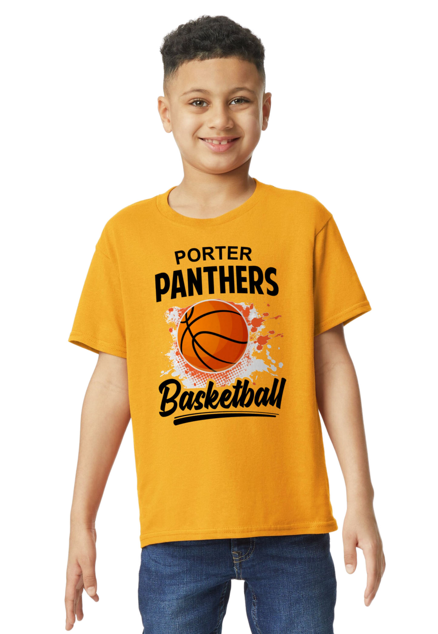 Porter Basketball Graphic Youth to Adult Size Tshirt - Customize yours Now!