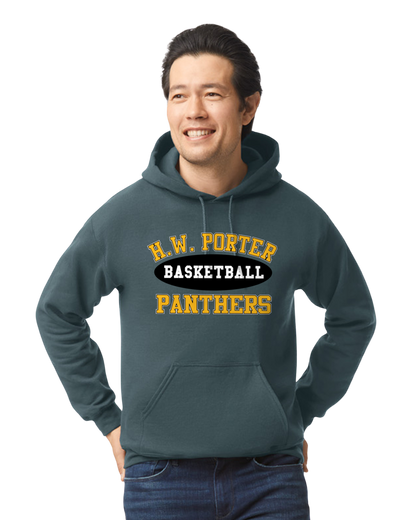 Porter Basketball Athletic - Youth to Adult Hooded Sweatshirt - Customize yours today!