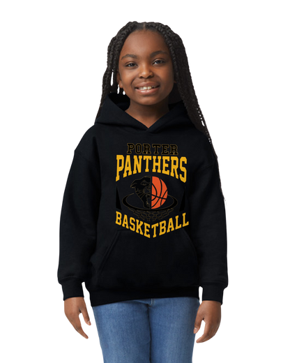 Porter Basketball Panther Youth to Adult Hooded Sweatshirt - Customize yours today!