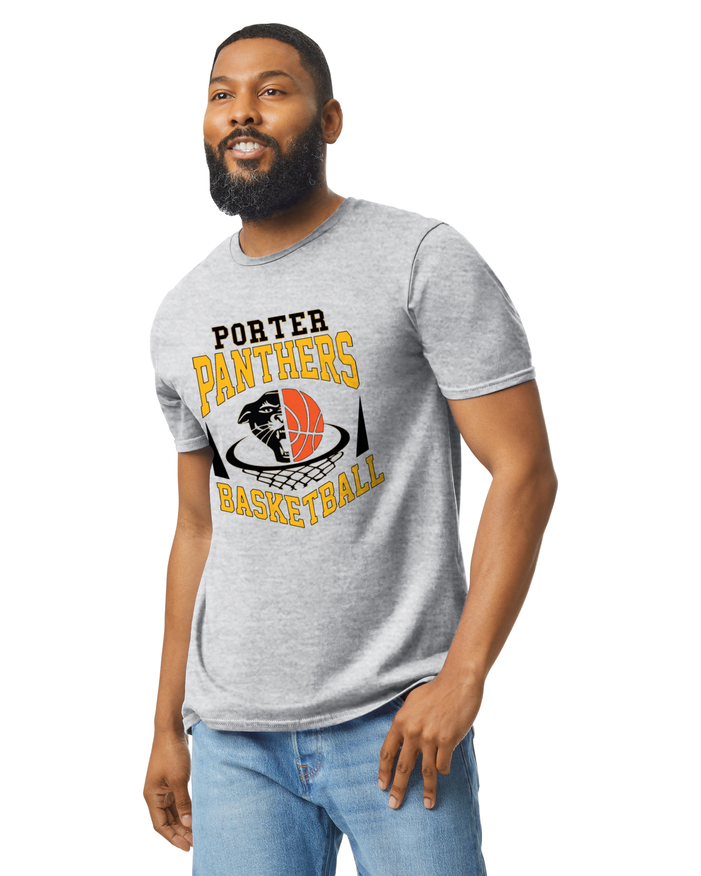 Porter Basketball Panther Youth to Adult Size Tshirt - Customize yours Now!