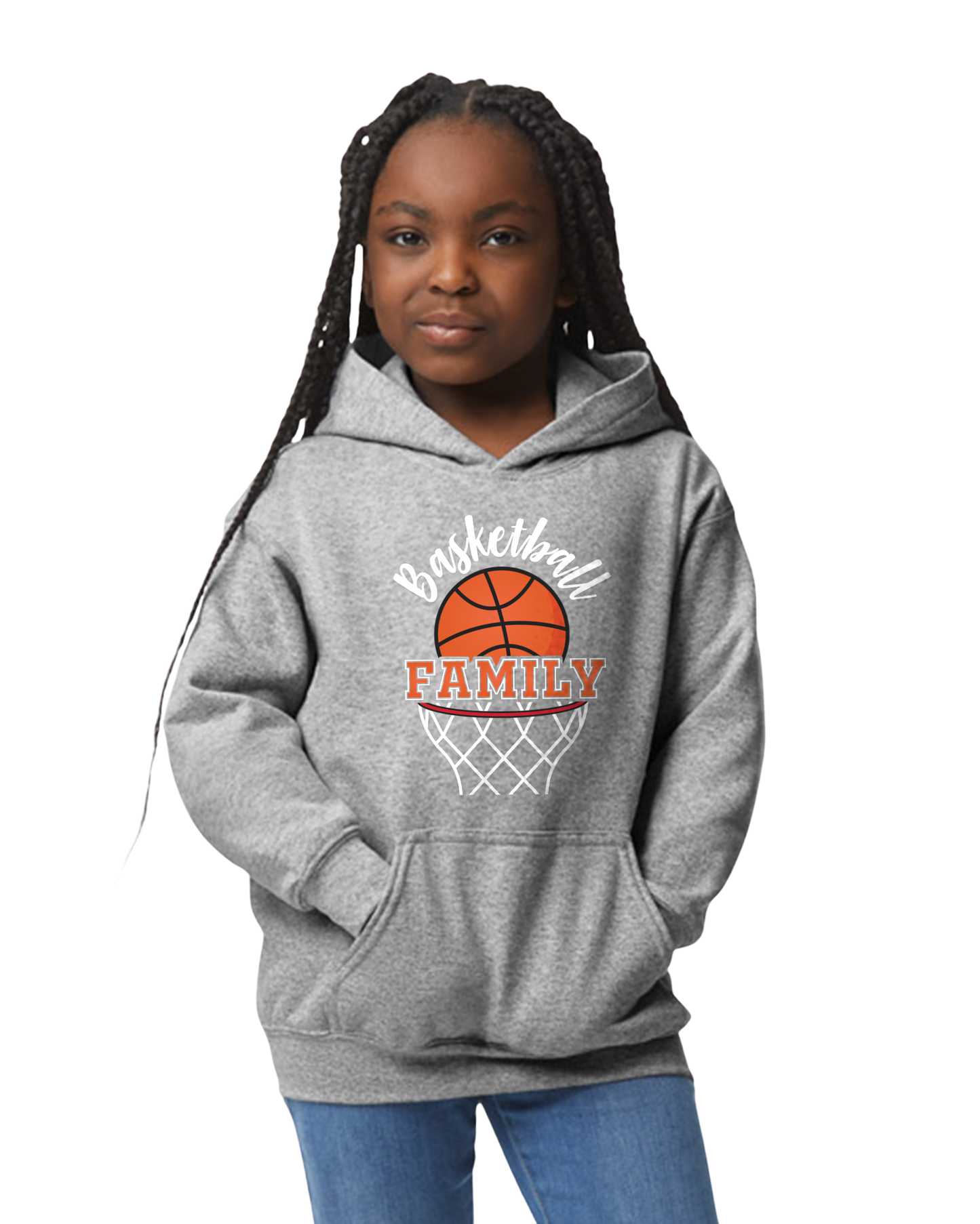 Basketball Family (YOUTH TO ADULT SIZES) - Customize name, color and more!