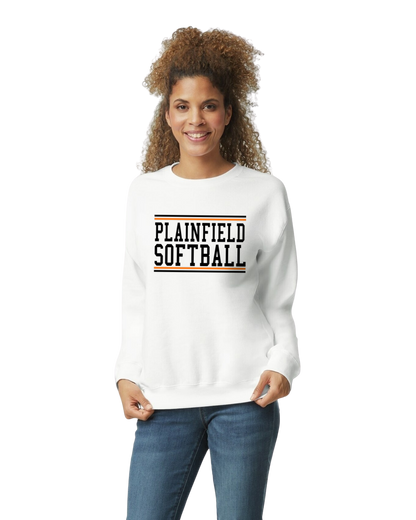 Plainfield Softball Crew Neck Sweatshirt Youth to Adult sizes - Customize Yours today!