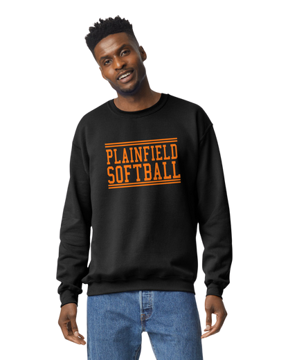Plainfield Softball Crew Neck Sweatshirt Youth to Adult sizes - Customize Yours today!