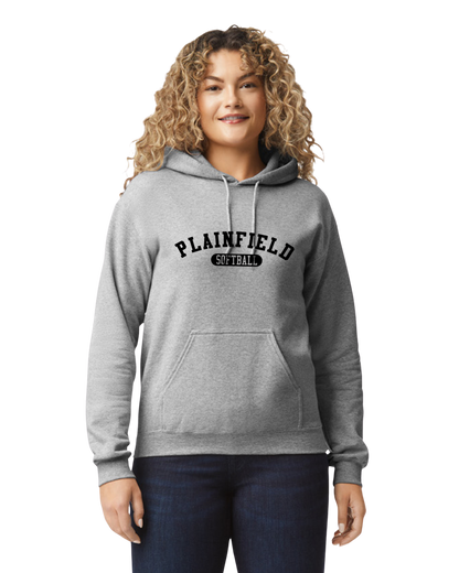 Plainfield Softball Athletic Youth to Adult Hooded Sweatshirt - Customize yours today!