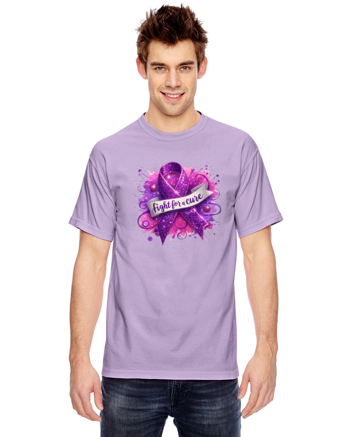 Alzheimer's FIGHT FOR A CURE TShirt Bella+Canvas - Customize yours today!