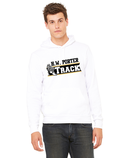 Porter Track Hooded Pullover BELLA+CANVAS - Customize yours today!