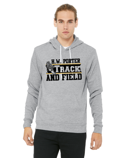 Porter Track and Field Hooded Pullover BELLA+CANVAS - Customize yours today!