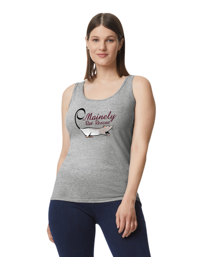 Mainely Rat Rescue Softstyle Gildan Tank (mens and womens styles) - Customize yours today!  Lots of color choices!