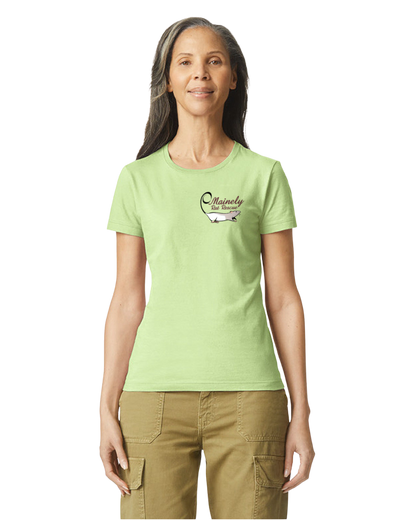 Mainely Rat Rescue Logo WOMENS FITTED CUT Softstyle Gildan Tshirt - Customize yours today!