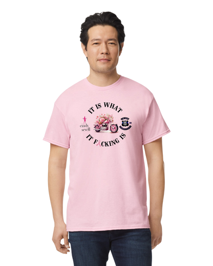 Law Dogs It is what it Fucking is 50/50 Adult Tee - Many colors and customizable!