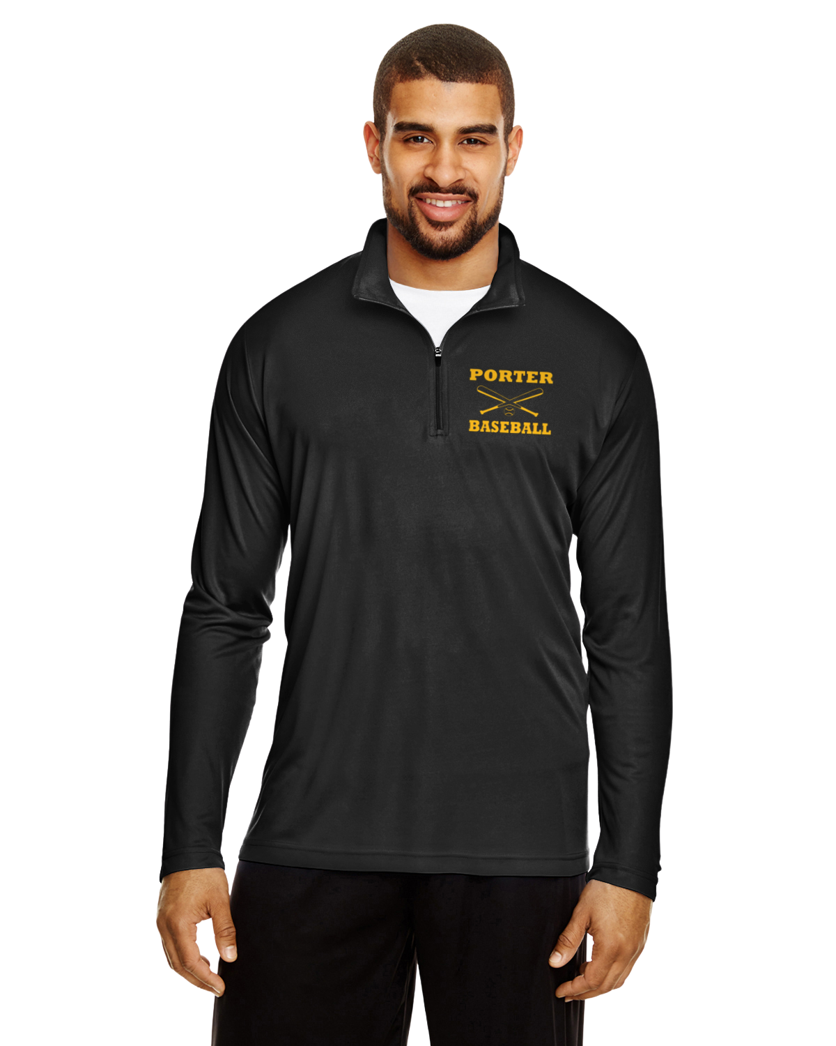 Porter Baseball Long Sleeve Zone Performance Quarter-Zip