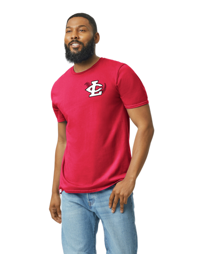 CLLL Adult NEW Softstyle Gildan tshirt RED