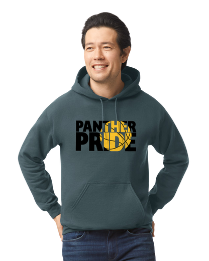 Panthers Bball Pride - Hooded Softstyle Sweatshirt YOUTH to ADULT sizes (multiple color/ layout choices)