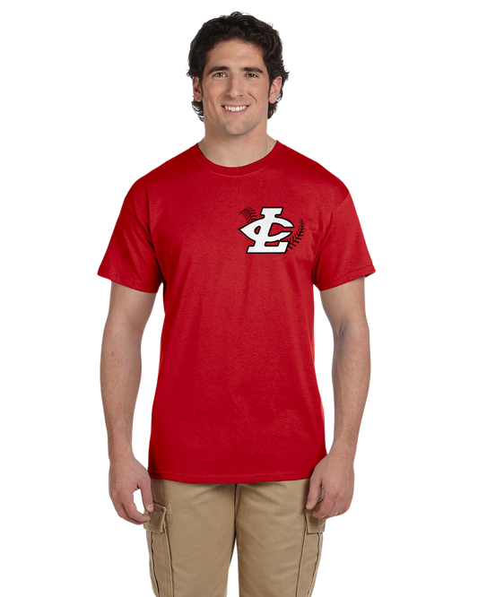 CLLL unisex Tshirt TALL SIZES Gildan Ultra Cotton RED