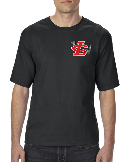 CLLL unisex Tshirt TALL SIZES Gildan Ultra Cotton BLACK