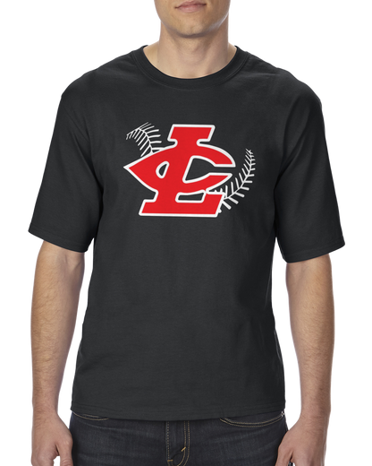 CLLL unisex Tshirt TALL SIZES Gildan Ultra Cotton BLACK
