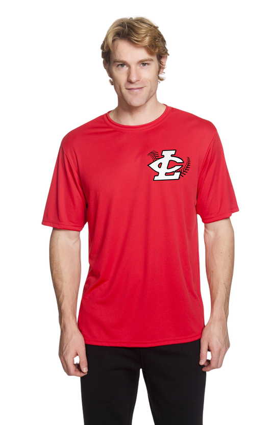CLLL A4 Cooling Performance Short Sleeve T-Shirt RED