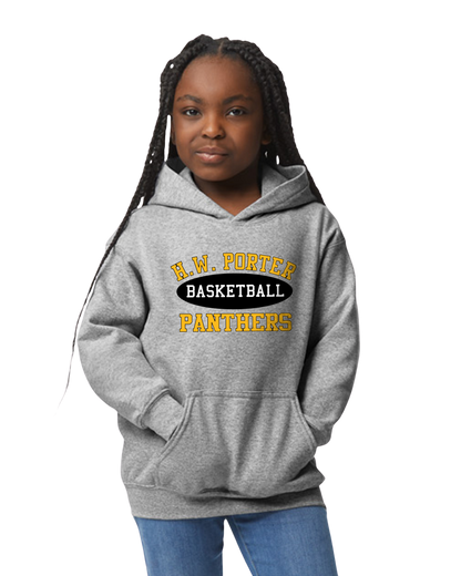 Porter Basketball Athletic - Youth to Adult Hooded Sweatshirt - Customize yours today!
