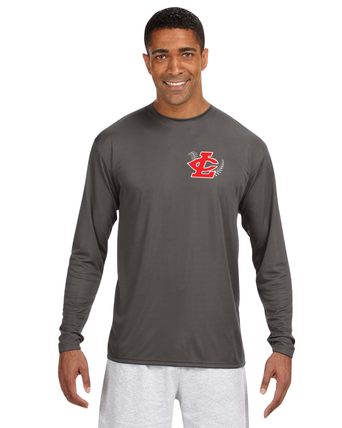 CLLL A4 Cooling Performance Long Sleeve T-Shirt GRAY