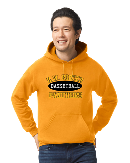 Porter Basketball Athletic - Youth to Adult Hooded Sweatshirt - Customize yours today!