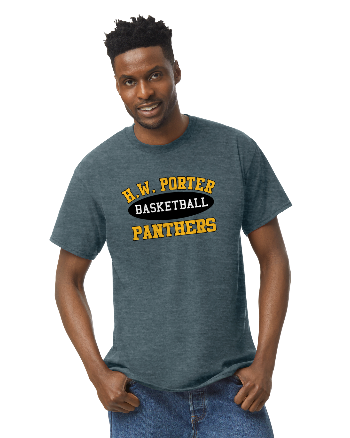 Porter Basketball Atheltic Youth to Adult Size Tshirt - Customize Yours Now!