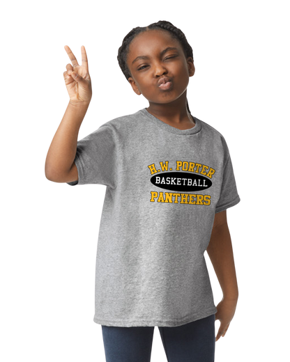 Porter Basketball Atheltic Youth to Adult Size Tshirt - Customize Yours Now!