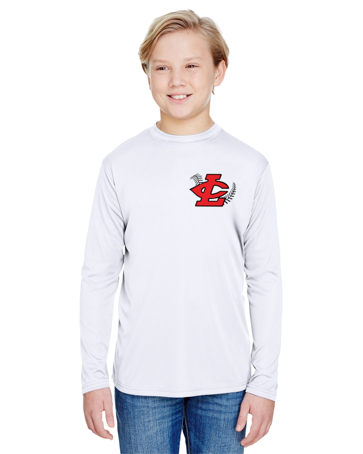 CLLL A4 Youth Cooling Performance Long Sleeve T-Shirt