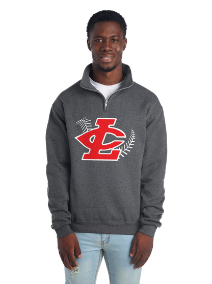 CLLL Adult Jerzees Quarter Zip Sweatshirt GRAPHITE