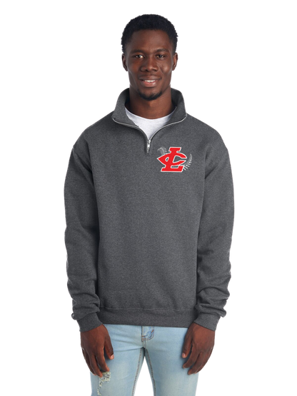 CLLL Adult Jerzees Quarter Zip Sweatshirt GRAPHITE