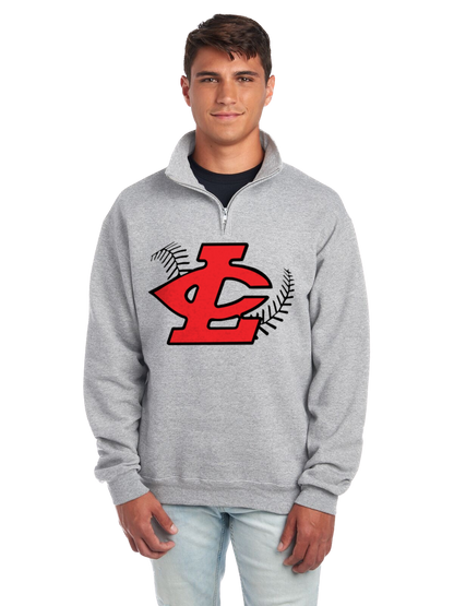 CLLL Adult Jerzees Quarter Zip Sweatshirt GRAY