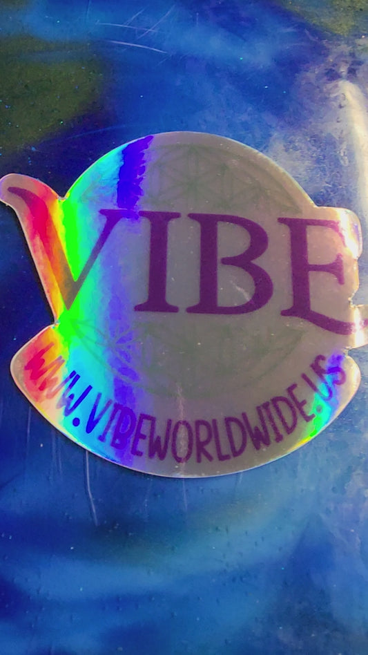 Raisin' the VIBE Holographic Decal (free with $100+ order)
