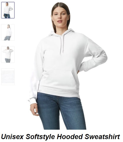 Raisin' the VIBE comfy Softstyle Midweight 8.4oz Gildan brand hooded sweatshirt
