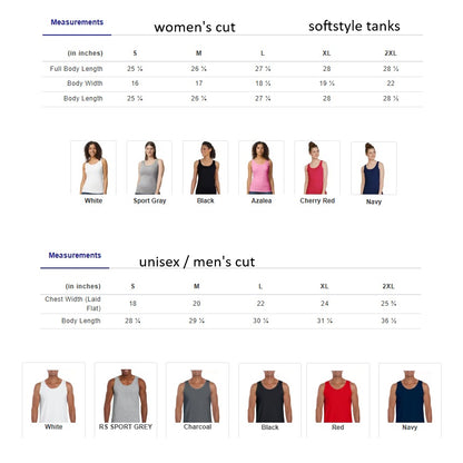 Mainely Rat Rescue Delight Softstyle Gildan Tank (mens and womens styles) - Customize yours today! Lots of color choices!
