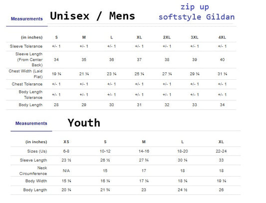 CLLL U12 All Star Pullover Gildan Softstyle - Youth to adult sizes (add back)