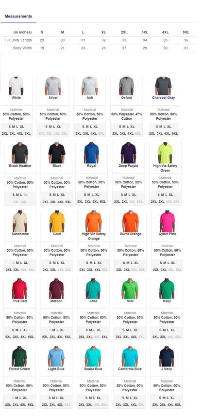 AEC Adult 5.6 oz. SpotShield™ Jersey Polo (choose custom color and logo type)