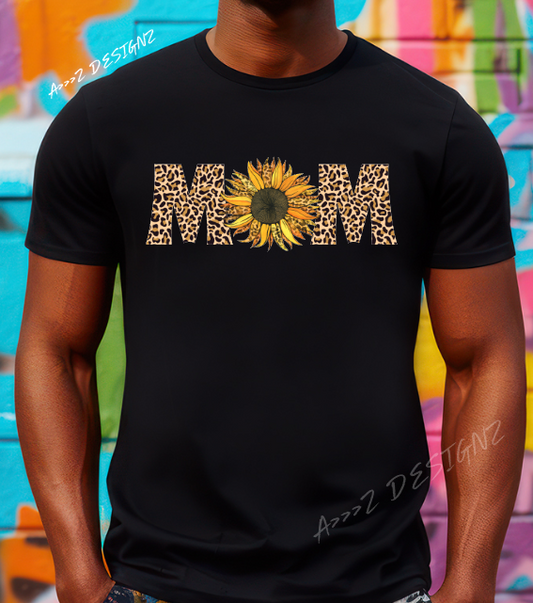 Sunflower MOM Adult Tshirt