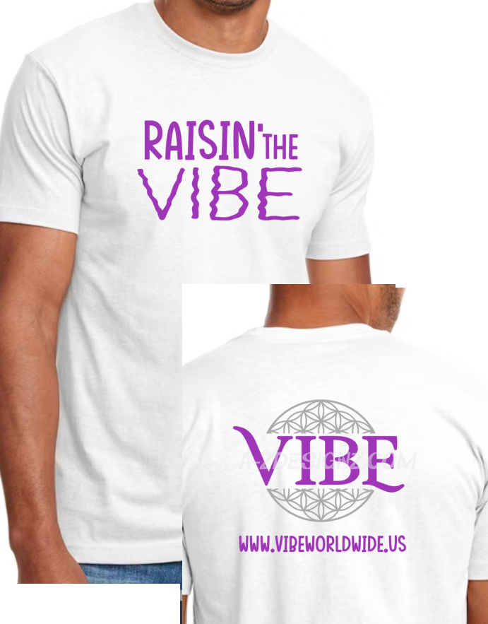 Raisin' the VIBE Next Level crewneck tshirt unisex
