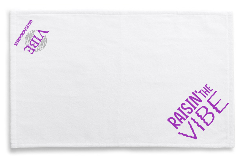 Raisin' the VIBE Next Level 15x18 Velour Towel