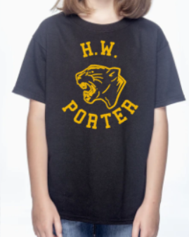 H.W Porter Original Panther Youth NEW! Softstyle Tees