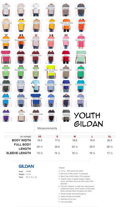 Custom Order UNISEX tees and sweatshirt variety of brands and styles